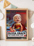 Custom Baby Wonder Poster – Personalized Baby Girl Hero Wall Art